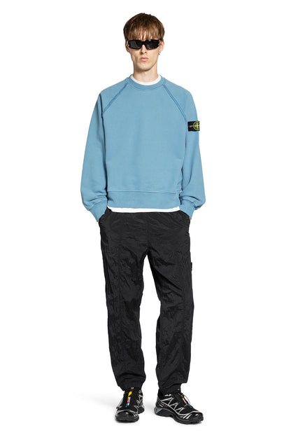 STONE ISLAND MAN BLUE SWEATSHIRTS