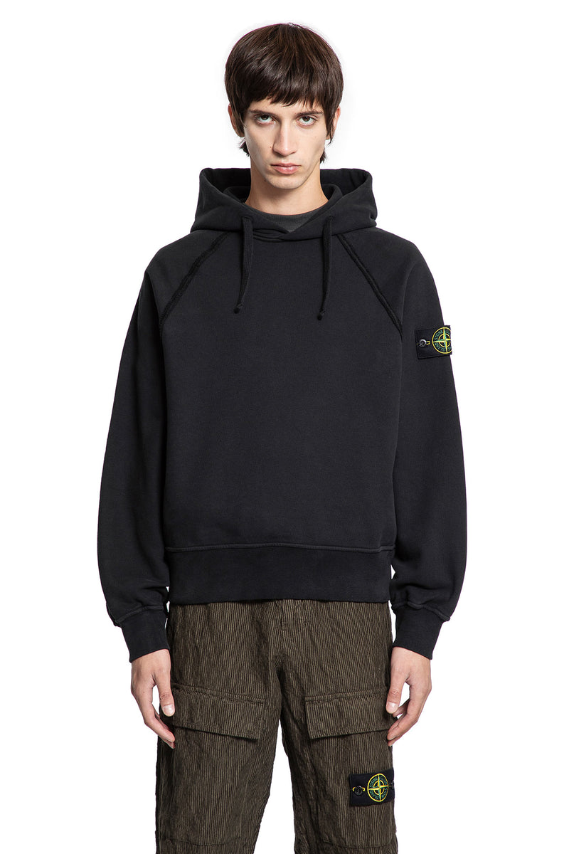 STONE ISLAND 6100023 Light Organic Cotton Fleece Hoodie man