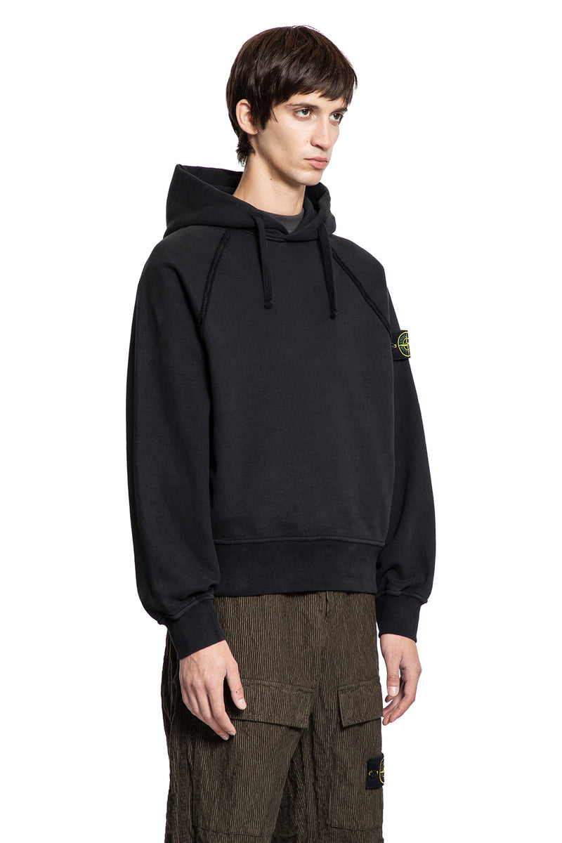 STONE ISLAND 6100023 Light Organic Cotton Fleece Hoodie man