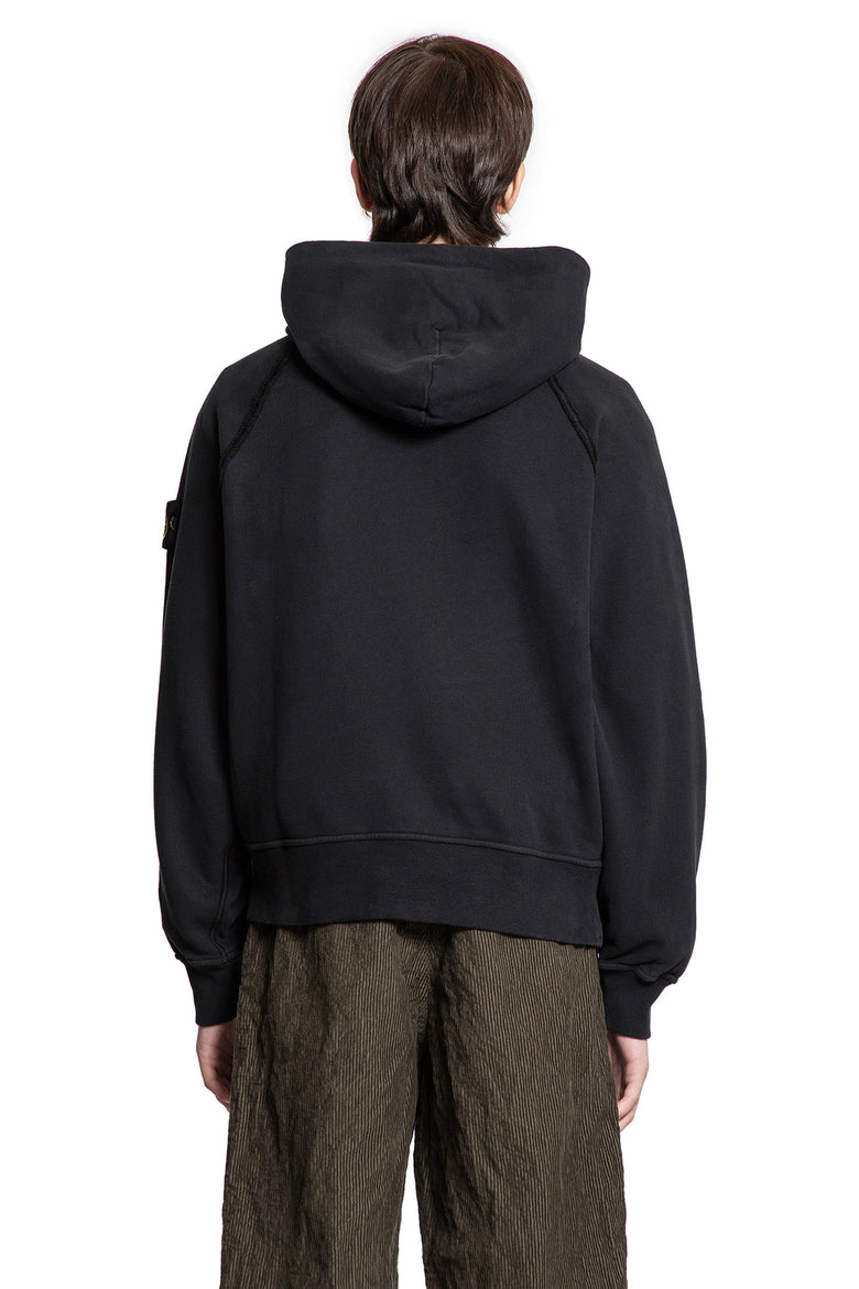 STONE ISLAND 6100023 Light Organic Cotton Fleece Hoodie man
