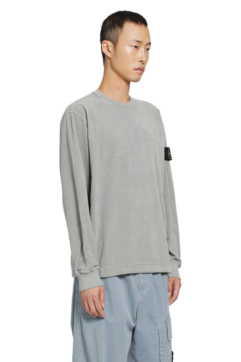 STONE ISLAND 6100030 Jersey Corduroy Sweatshirt man