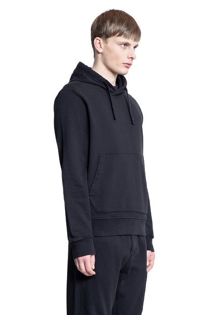 STONE ISLAND MAN BLACK SWEATSHIRTS