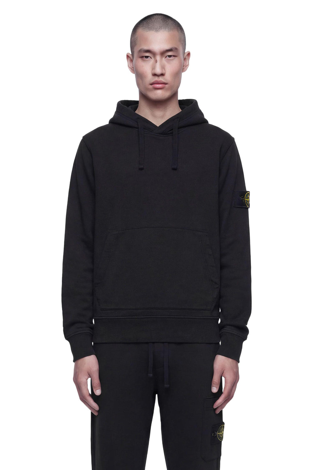 STONE ISLAND 6100062 Organic Cotton Fleece Hoodie man