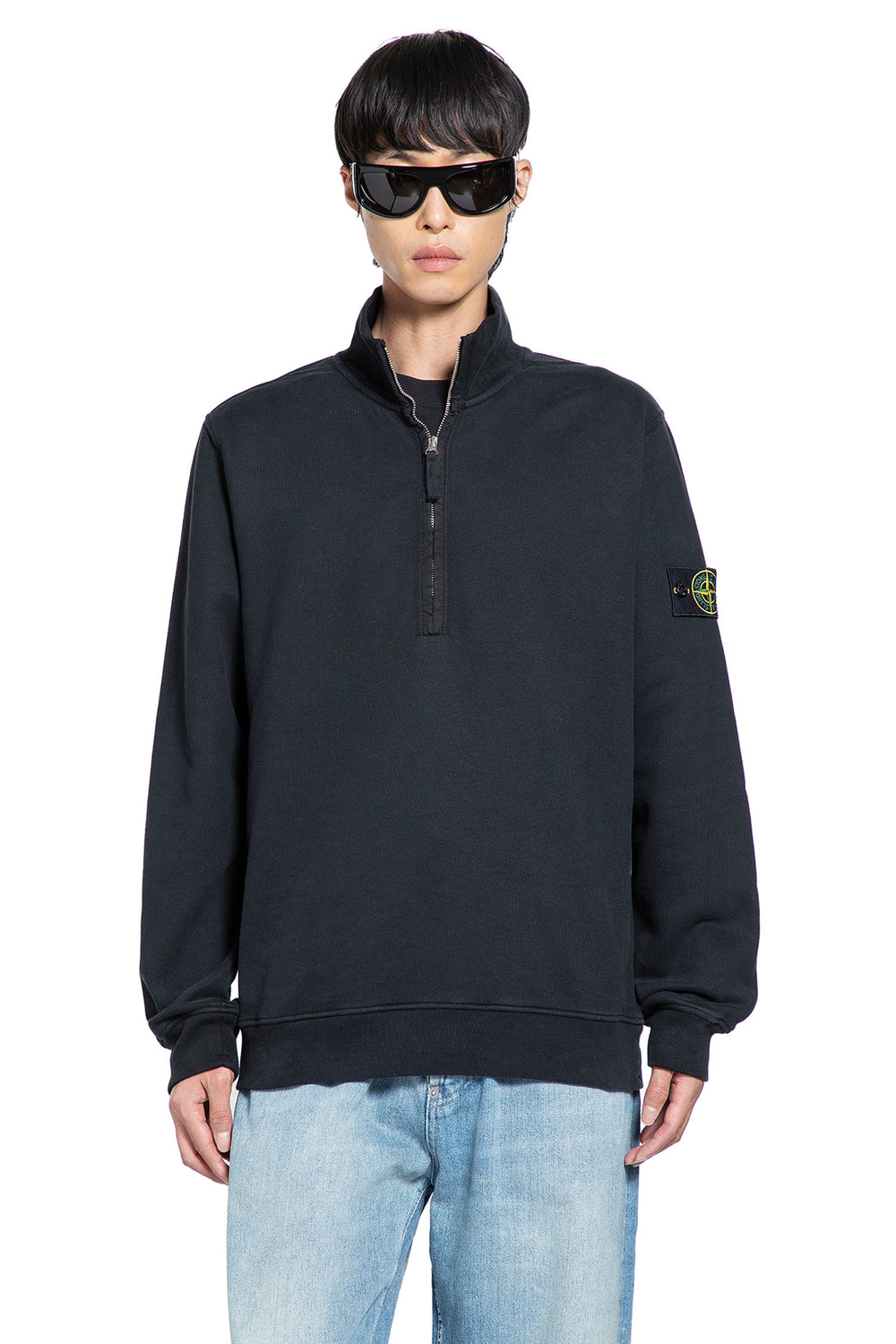 STONE ISLAND 6100068 Half-Zip Sweatshirt man
