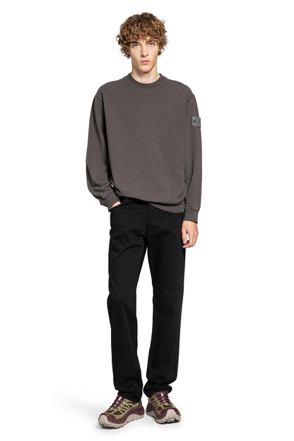 STONE ISLAND MAN GREY SWEATSHIRTS