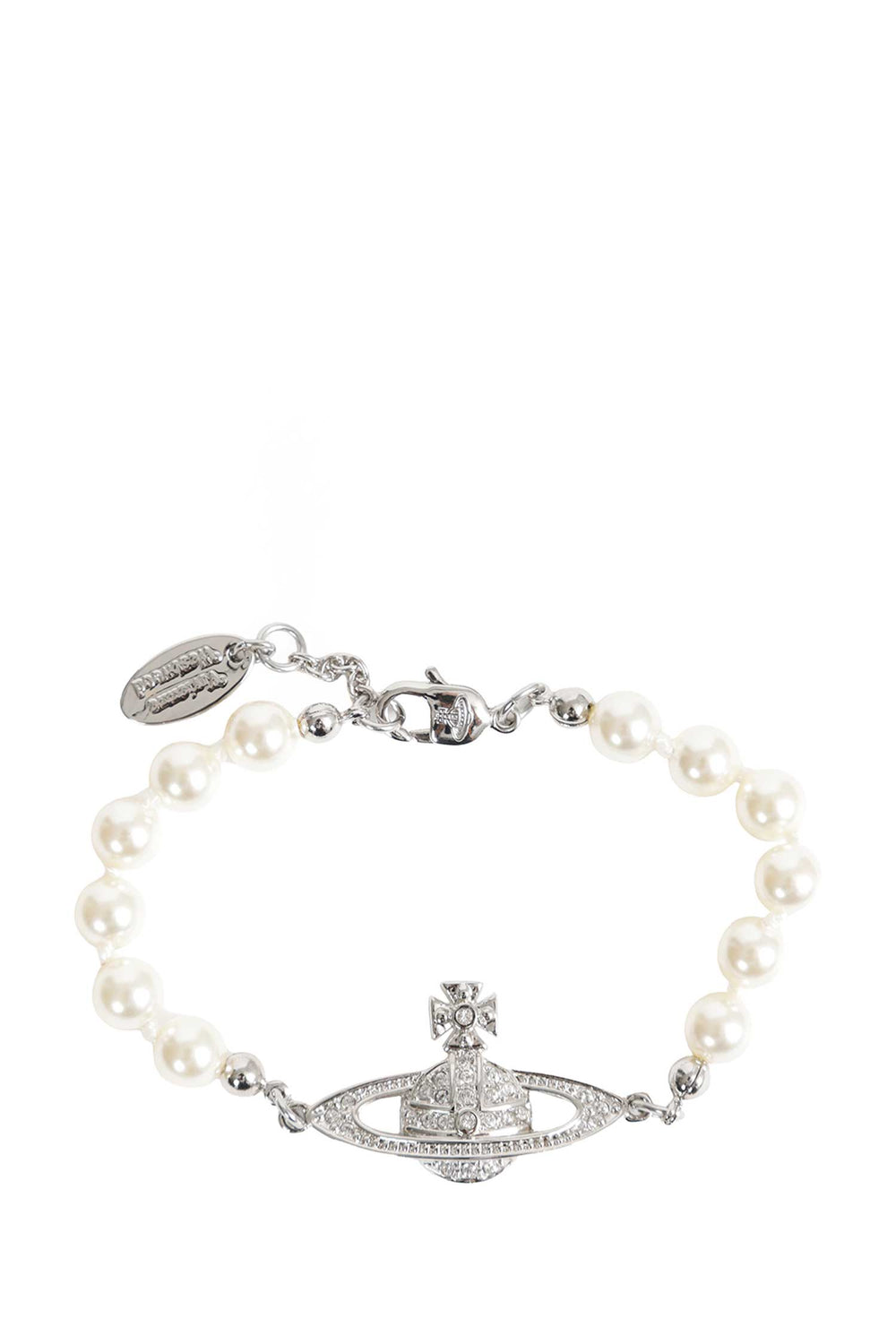 VIVIENNE WESTWOOD Mini Bas Relief Pearl Bracelet woman