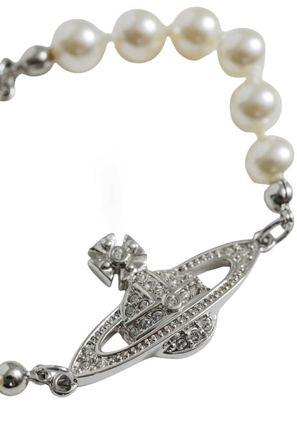 Mini Bas Relief Pearl Bracelet