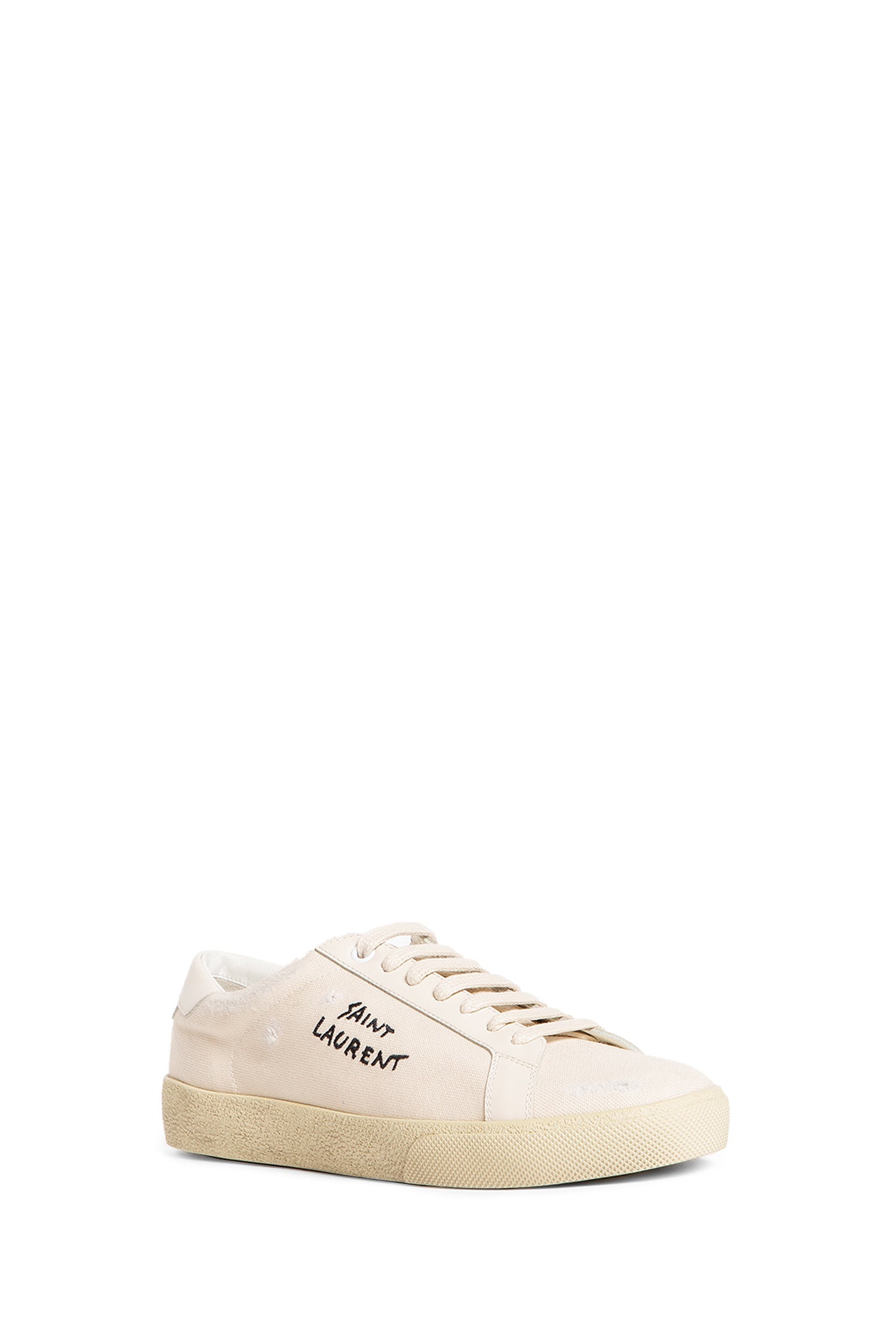 SAINT LAURENT WOMAN WHITE SNEAKERS