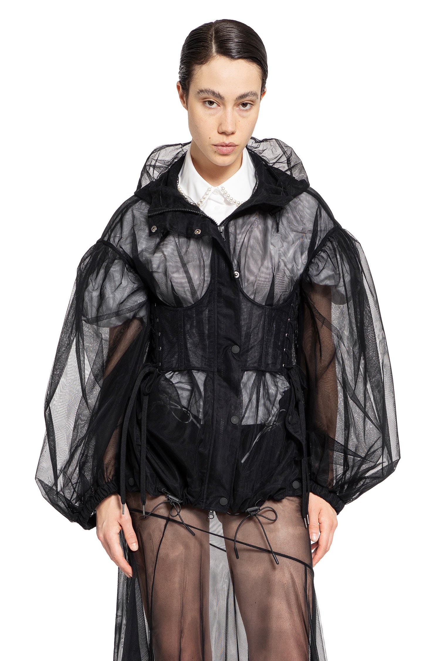 SIMONE ROCHA WOMAN BLACK JACKETS