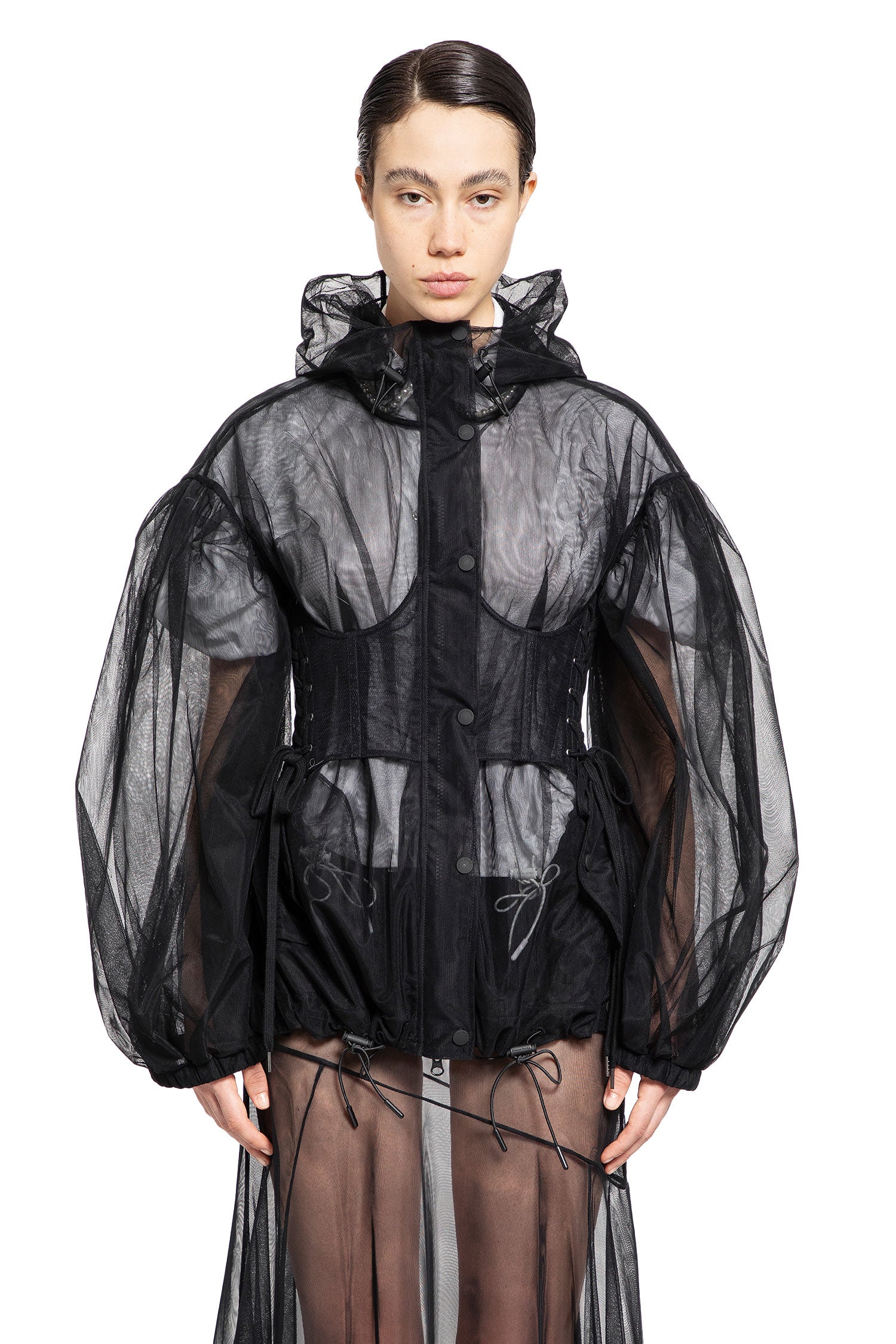 SIMONE ROCHA WOMAN BLACK JACKETS