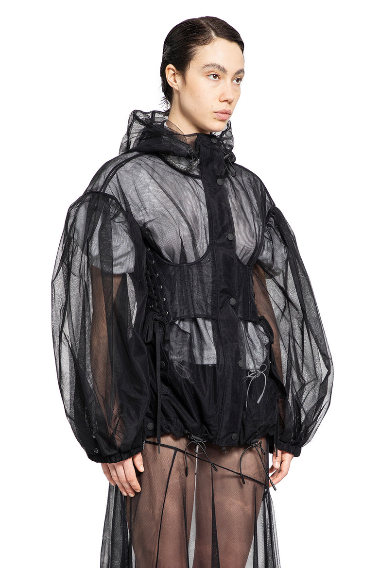 SIMONE ROCHA WOMAN BLACK JACKETS