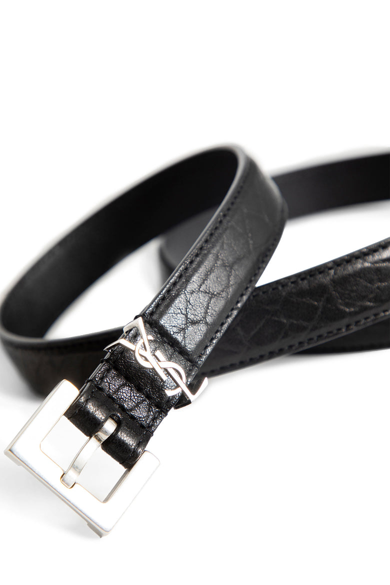 SAINT LAURENT MAN BLACK BELTS