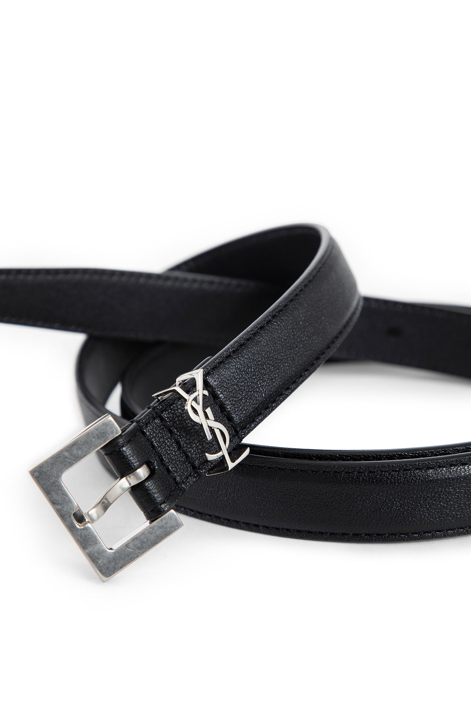 SAINT LAURENT MAN BLACK BELTS