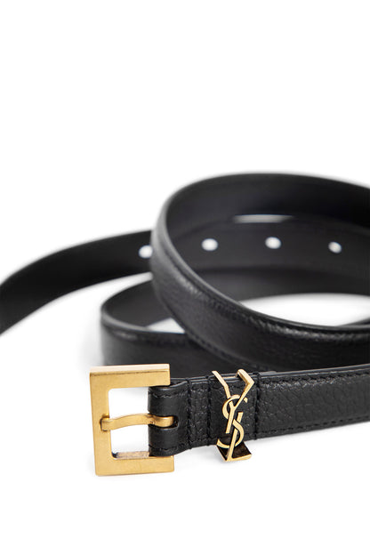 SAINT LAURENT MAN BLACK BELTS