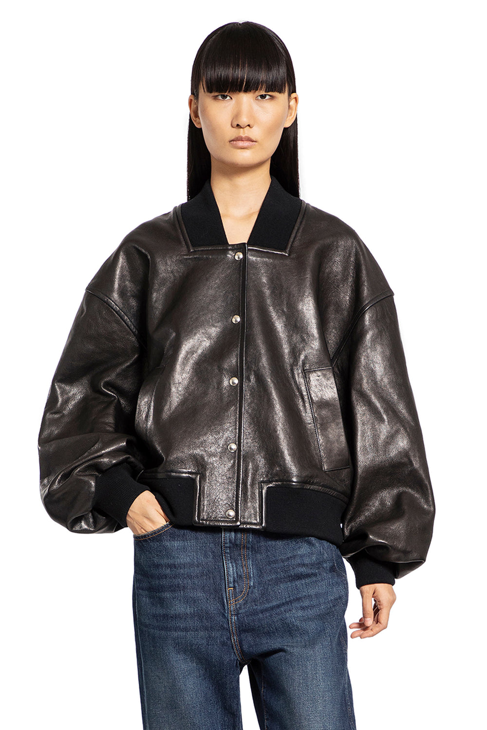 KHAITE WOMAN BLACK JACKETS