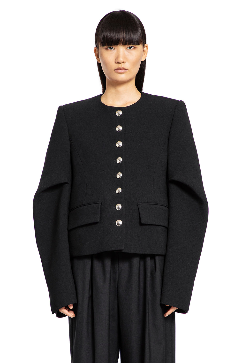 KHAITE WOMAN BLACK JACKETS