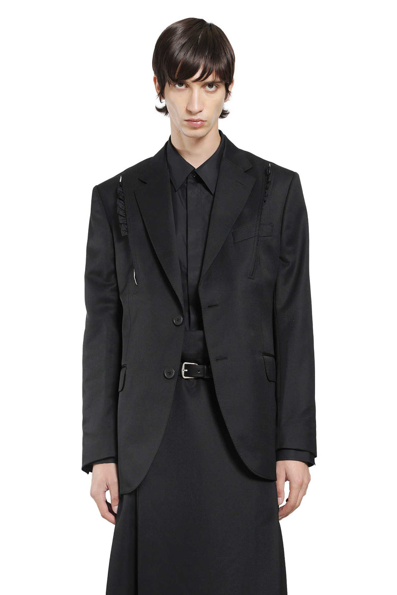 SIMONE ROCHA Structured Slash Blazer with Daisy man