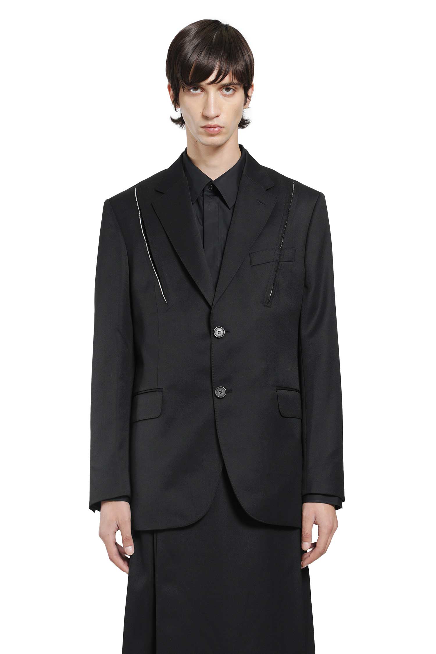 SIMONE ROCHA Structured Slash Blazer with Daisy man