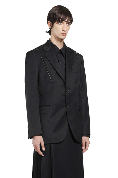 Structured Slash Blazer with Daisy