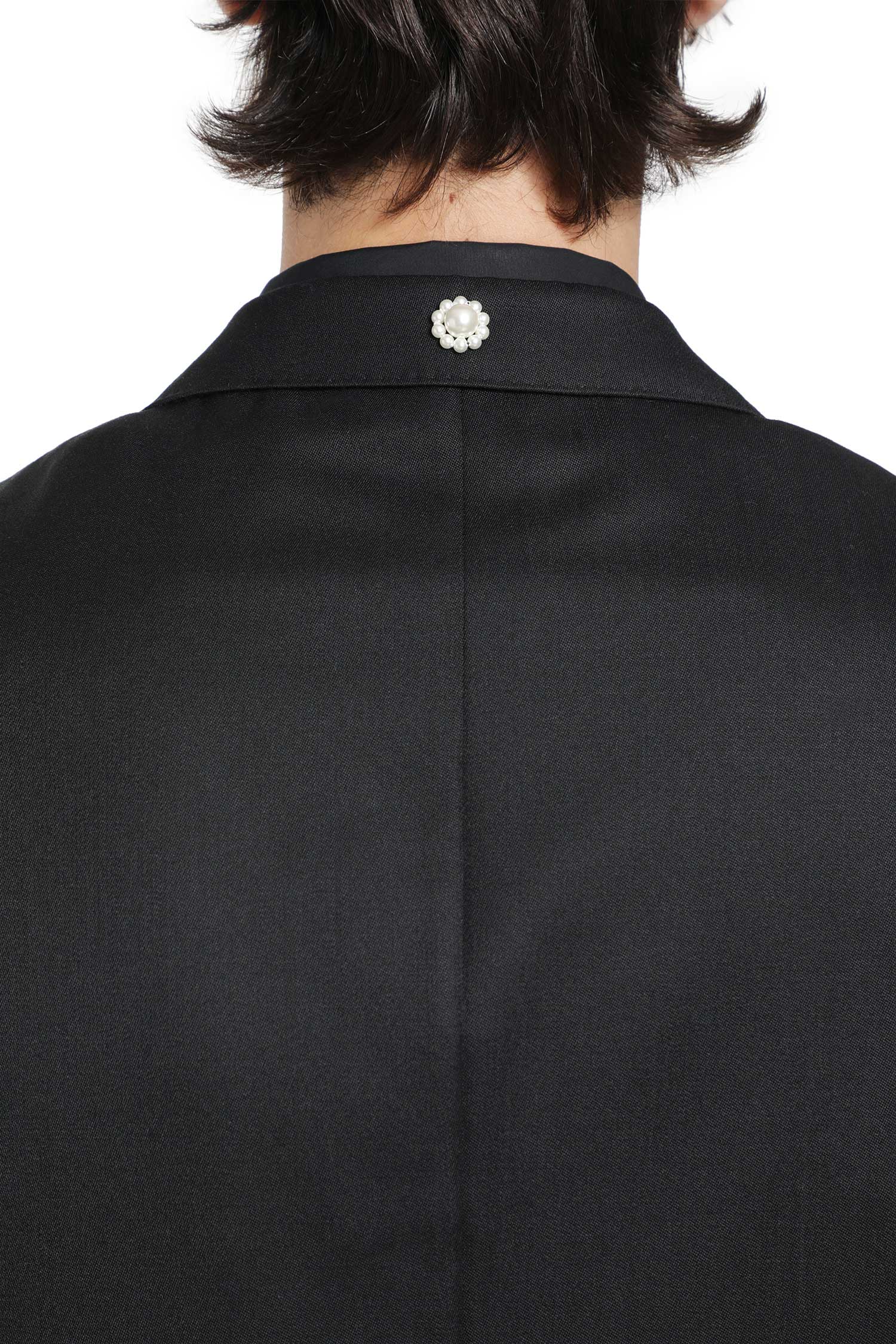 SIMONE ROCHA Structured Slash Blazer with Daisy man