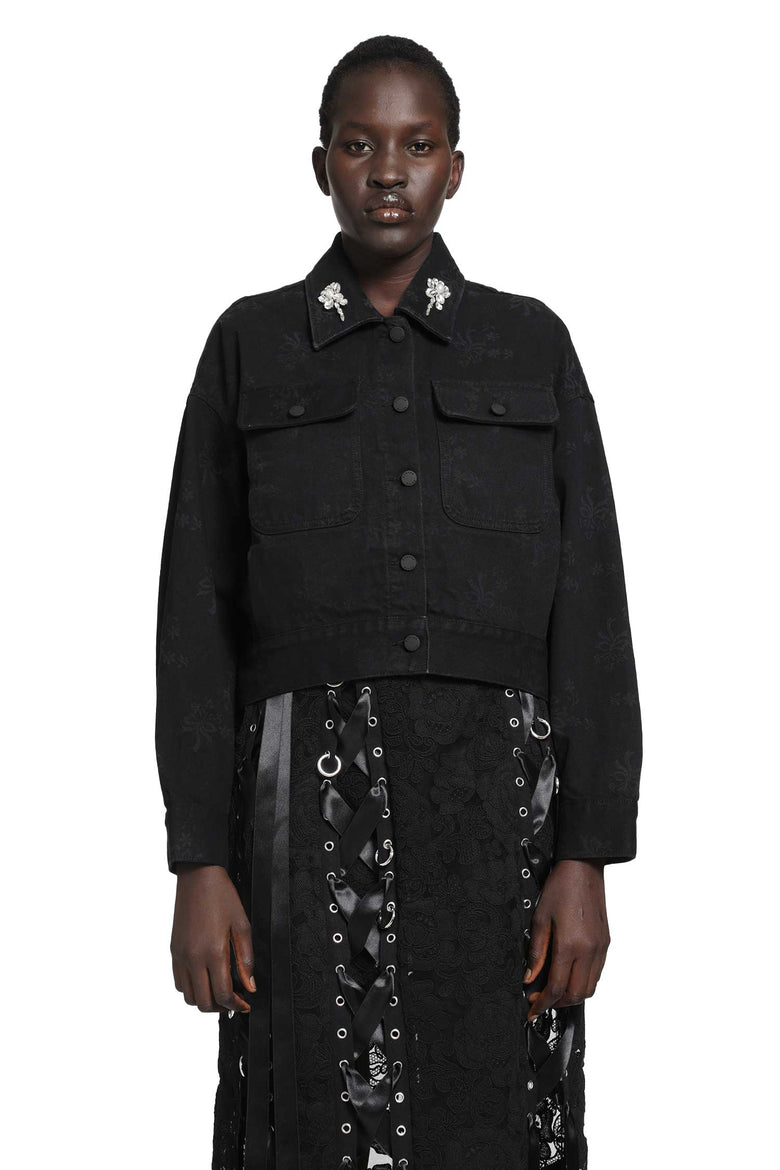 
              SIMONE ROCHA Cropped Utility Workwear Jacket woman
            