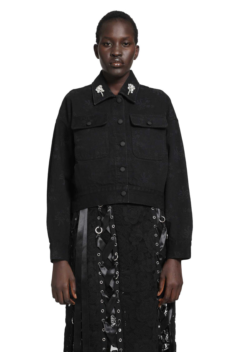 SIMONE ROCHA Cropped Utility Workwear Jacket woman
