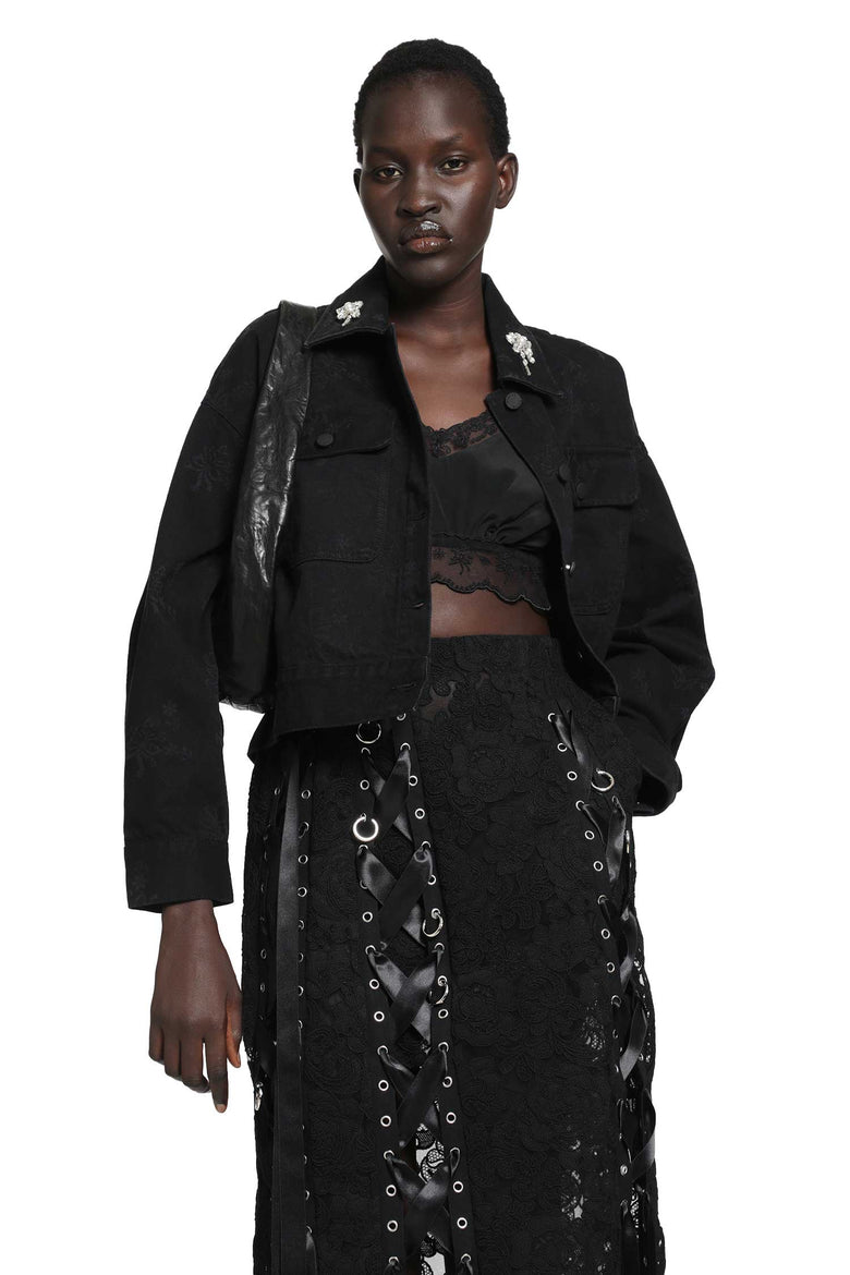 SIMONE ROCHA Cropped Utility Workwear Jacket woman
