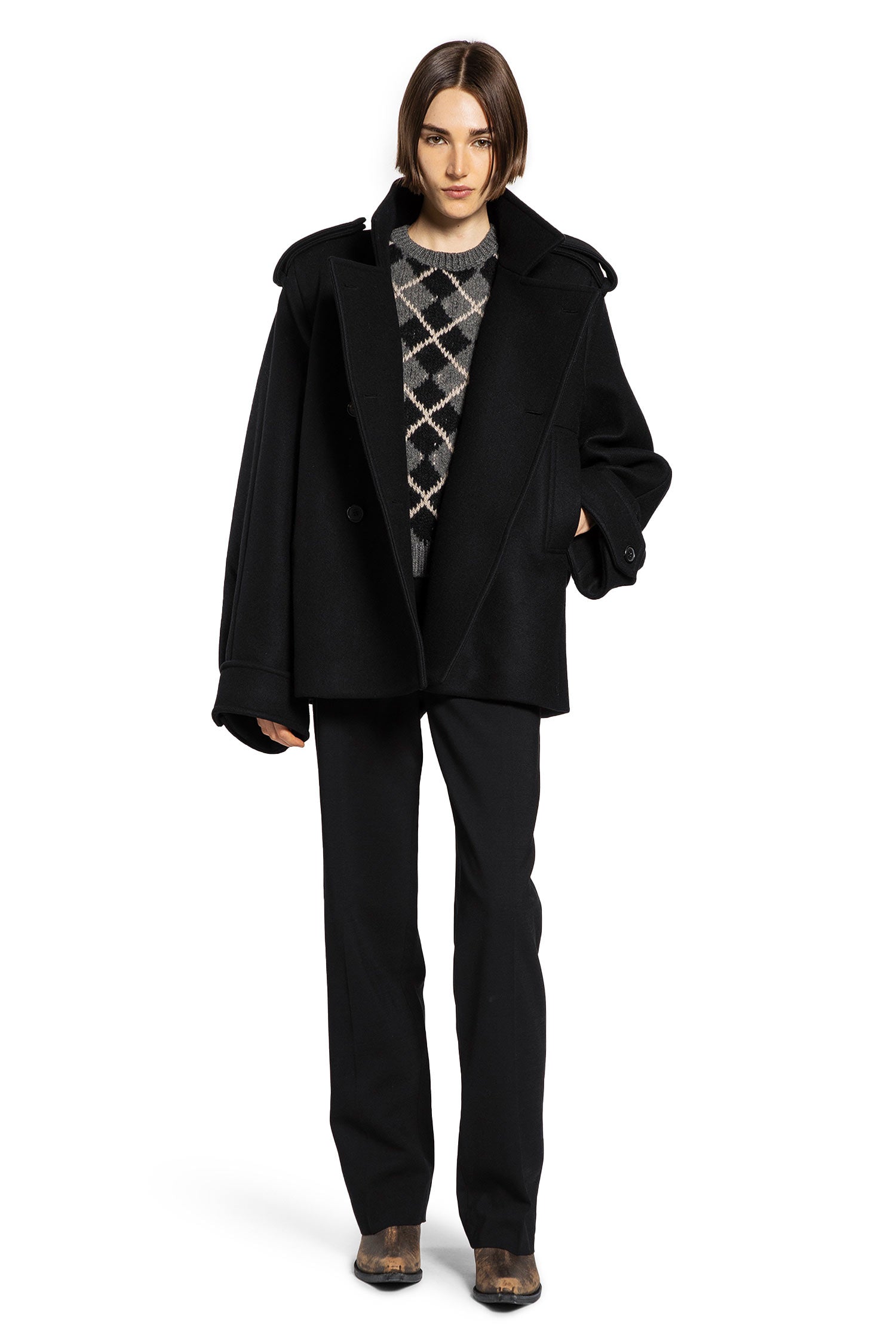 KHAITE WOMAN BLACK JACKETS