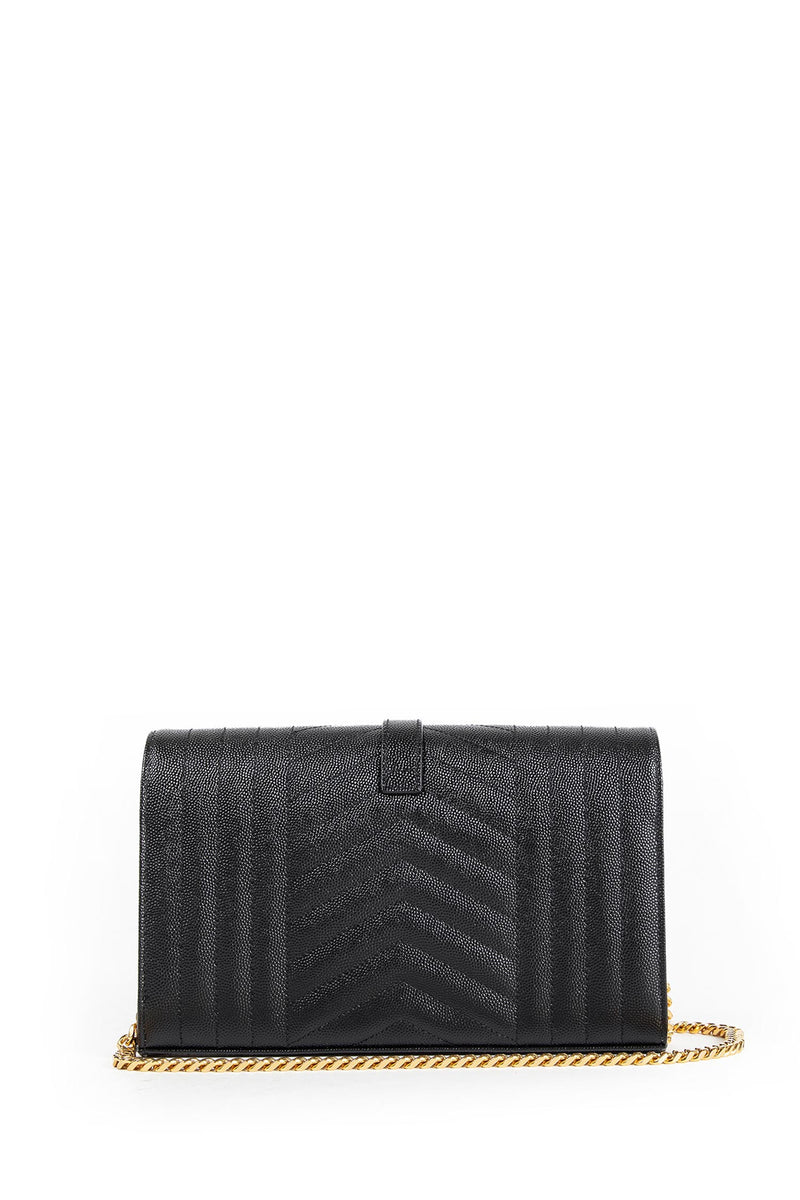 Monogram Chain Wallet In Mix Matelassé - Antonioli.eu