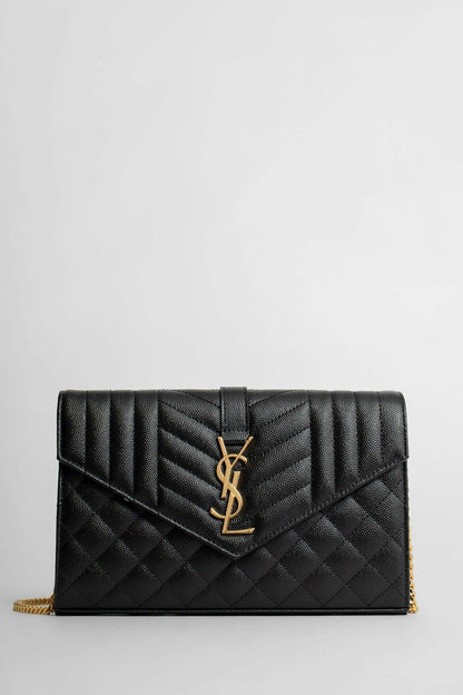 SAINT LAURENT WOMAN BLACK CROSSBODY BAGS