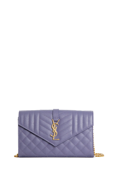 Antonioli SAINT LAURENT WOMAN PURPLE SHOULDER BAGS