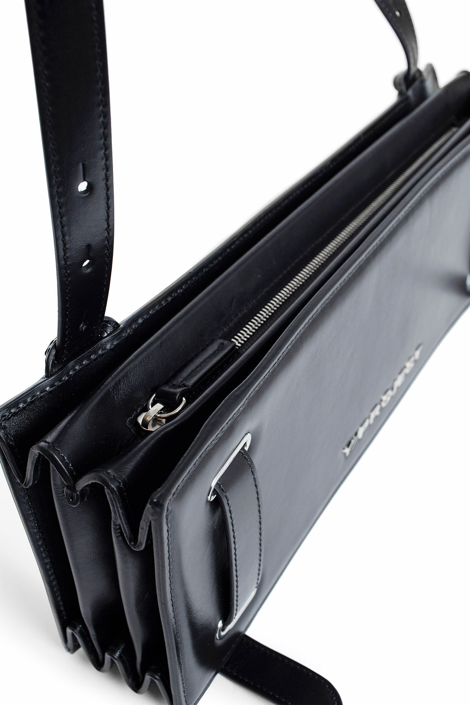 Y/PROJECT WOMAN BLACK CROSSBODY BAGS