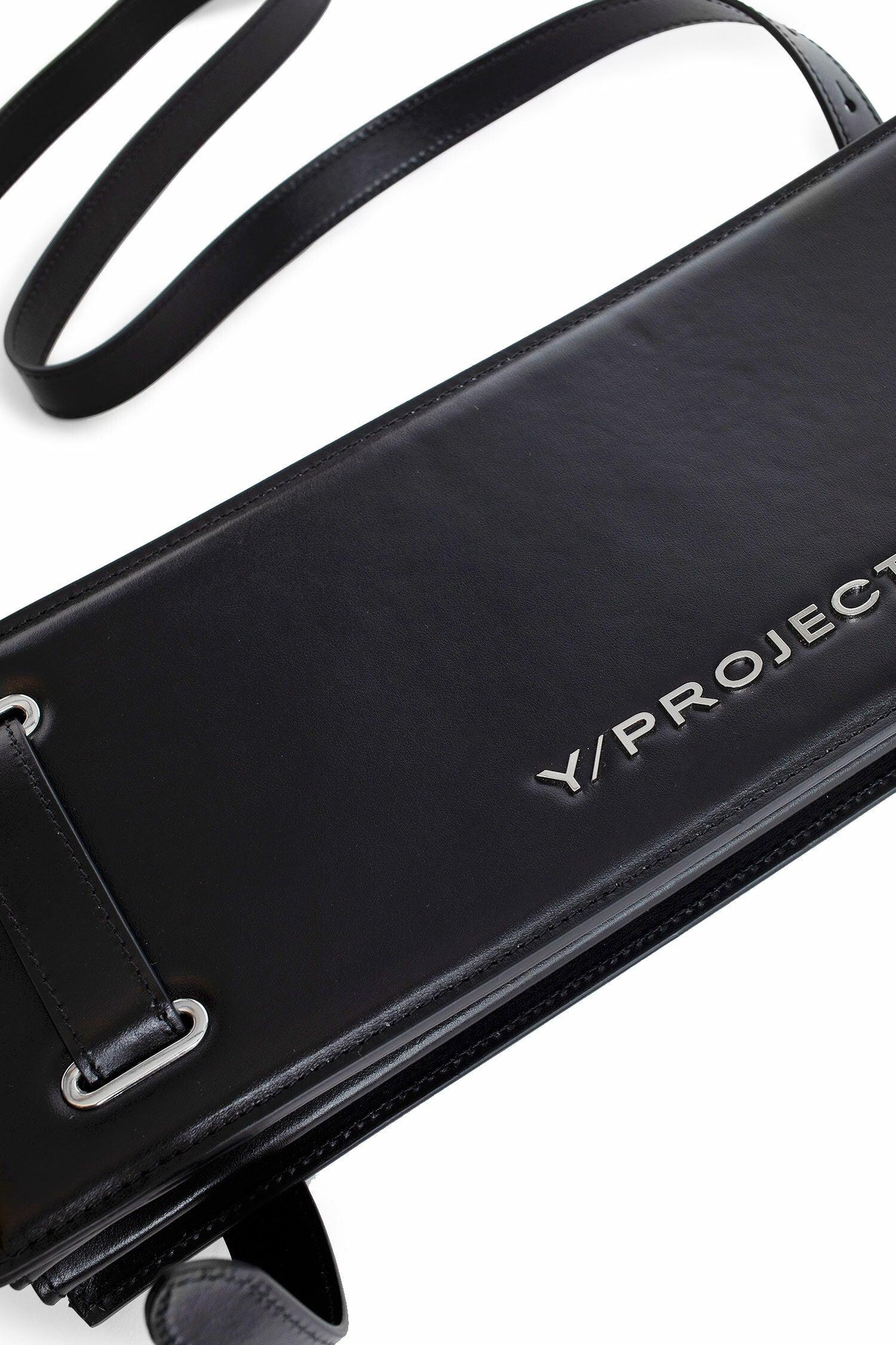 Y/PROJECT WOMAN BLACK CROSSBODY BAGS