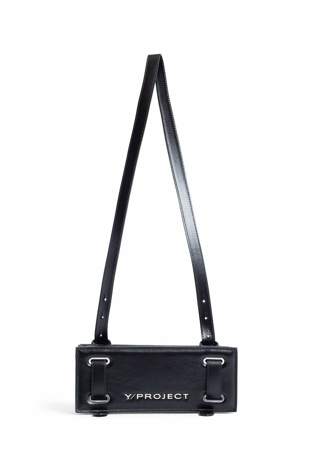 Y/PROJECT WOMAN BLACK CROSSBODY BAGS