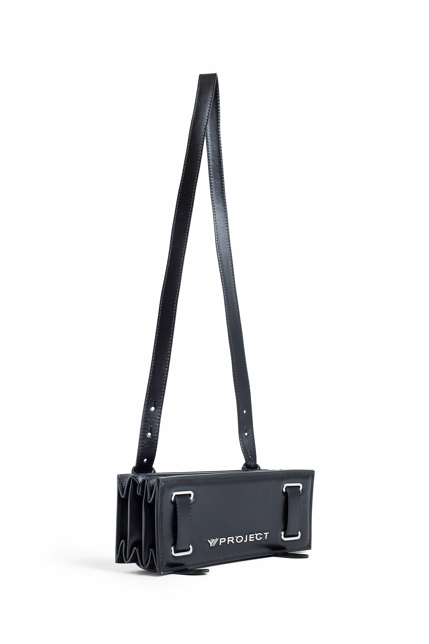 Y/PROJECT WOMAN BLACK CROSSBODY BAGS