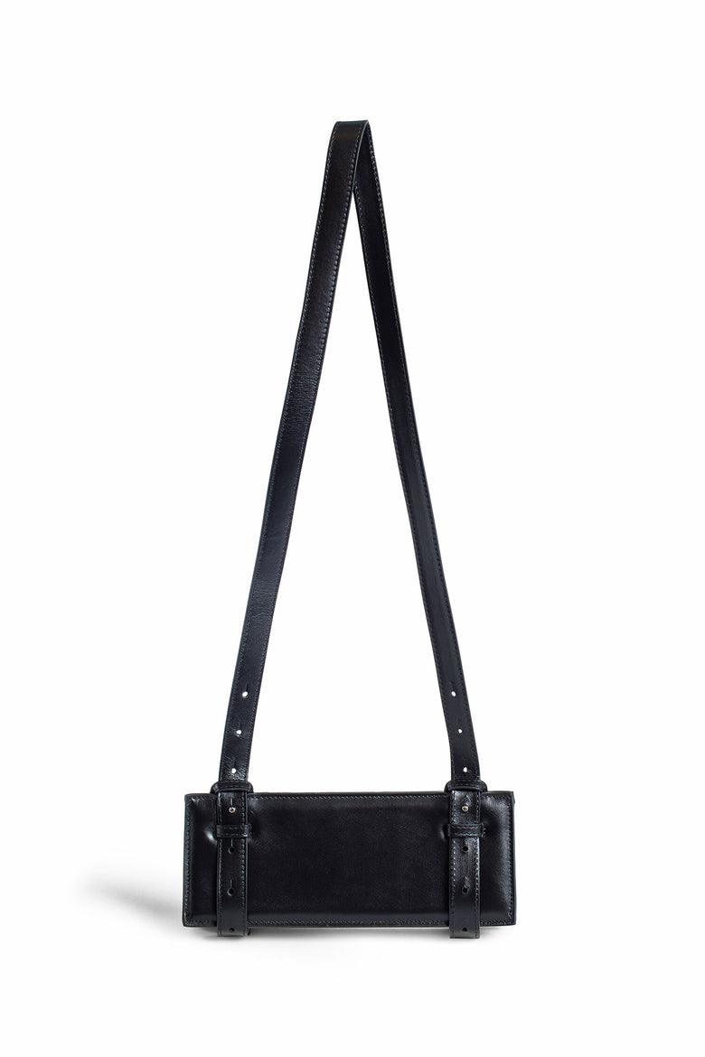 Y/PROJECT WOMAN BLACK CROSSBODY BAGS