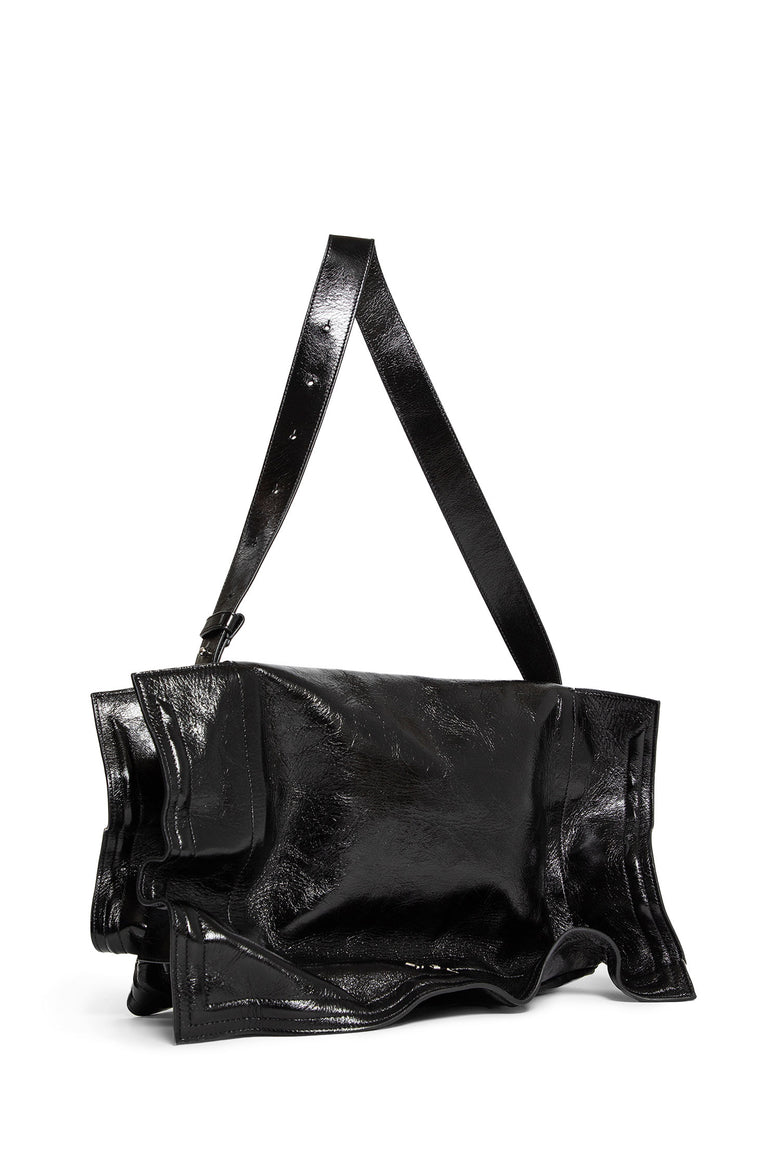 Y/PROJECT WOMAN BLACK CROSSBODY BAGS