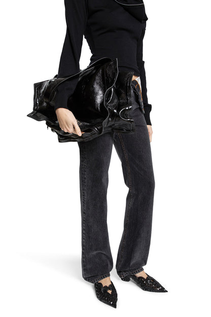 Y/PROJECT WOMAN BLACK CROSSBODY BAGS