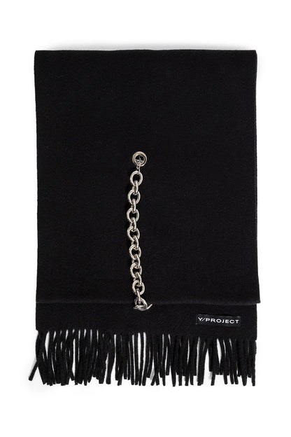 Antonioli Y/PROJECT MAN BLACK SCARVES