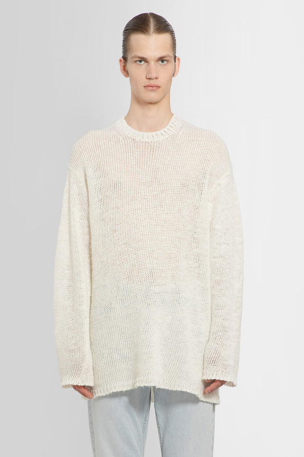 THE ROW MAN OFF-WHITE KNITWEAR