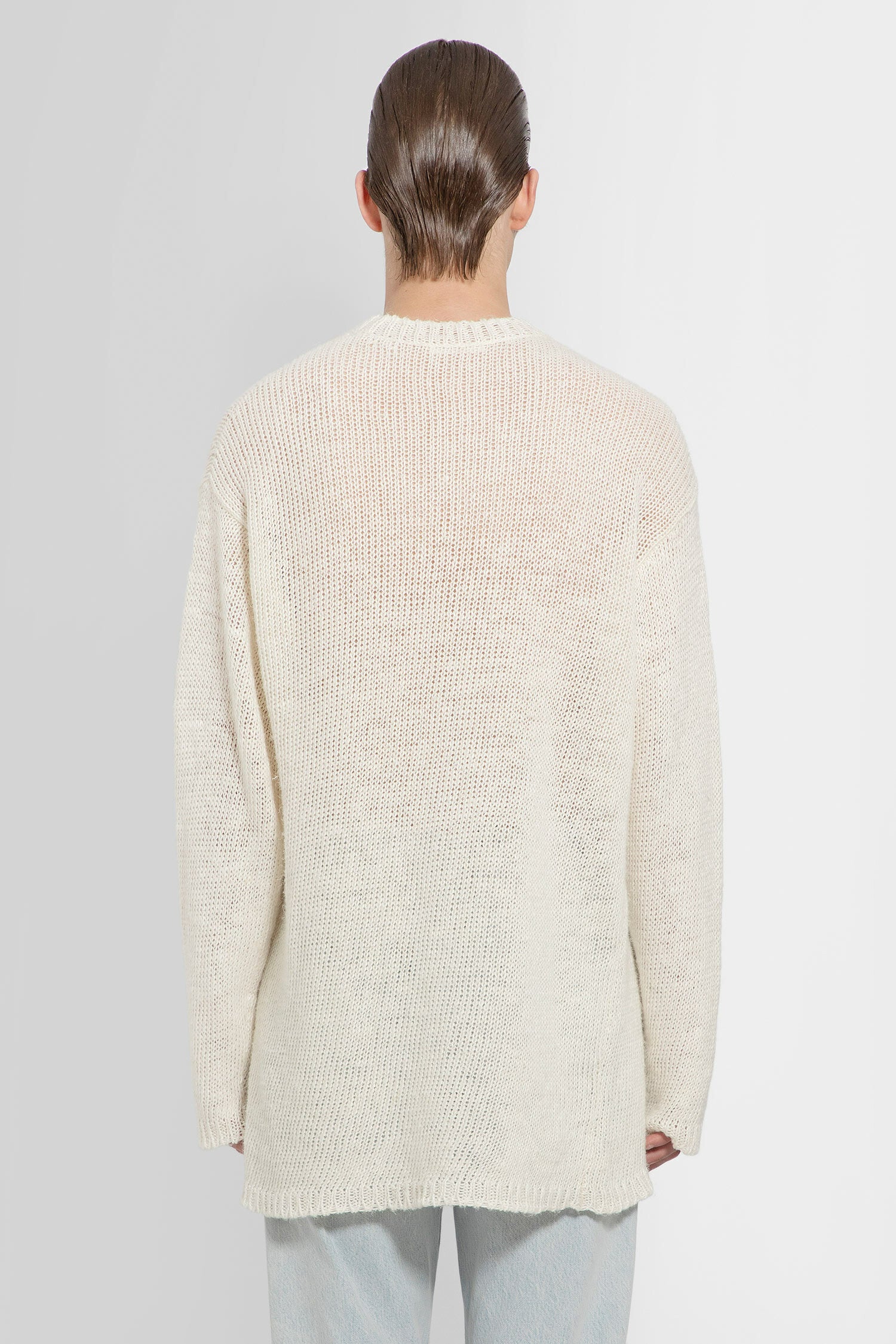 THE ROW MAN OFF-WHITE KNITWEAR