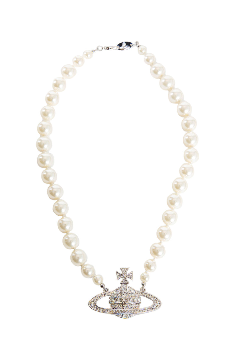 VIVIENNE WESTWOOD One Row Pearl Orb Choker woman