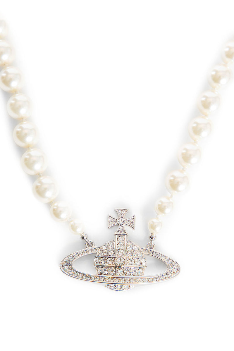 VIVIENNE WESTWOOD One Row Pearl Orb Choker woman