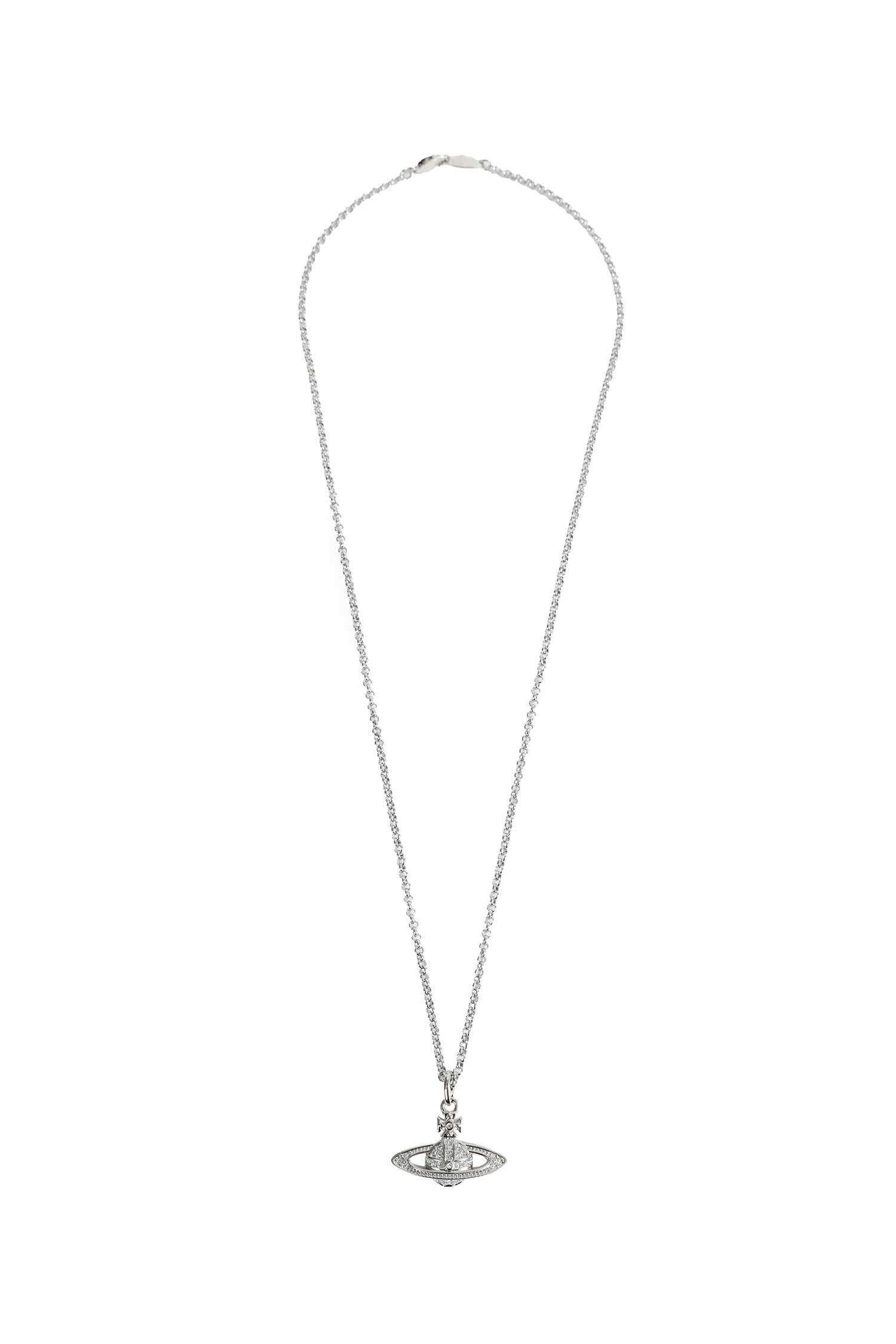 Mini Bas Relief Orb Pendant Necklace