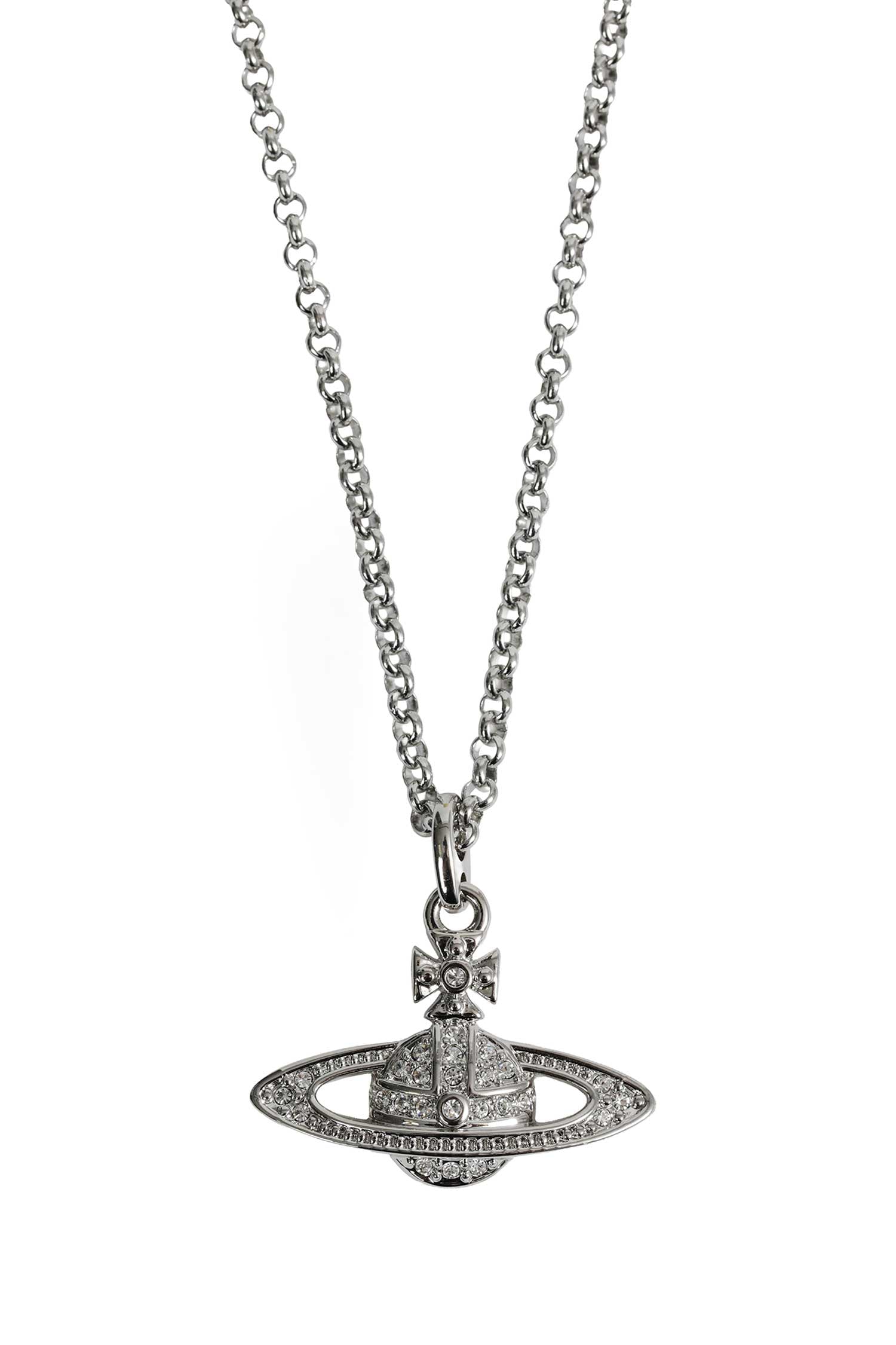VIVIENNE WESTWOOD Mini Bas Relief Orb Pendant Necklace woman