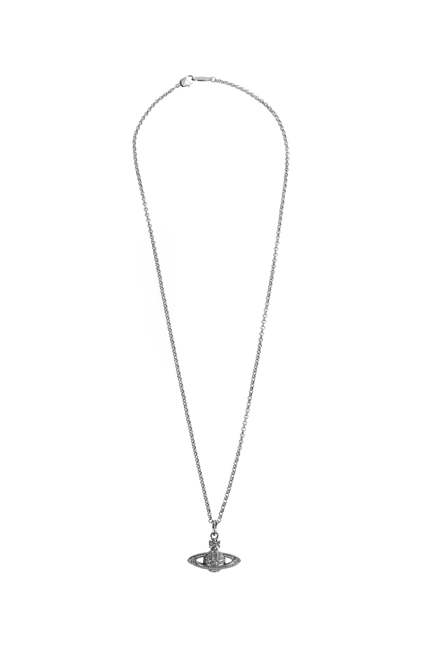 Mini Bas Relief Orb Pendant Necklace