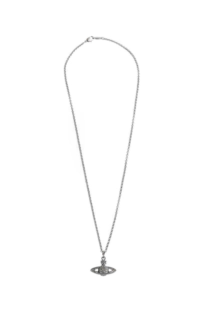 Mini Bas Relief Orb Pendant Necklace