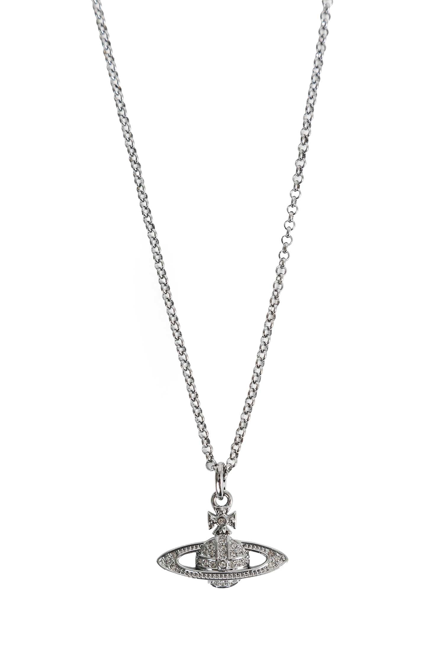 Mini Bas Relief Orb Pendant Necklace