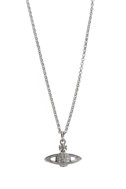 Mini Bas Relief Orb Pendant Necklace
