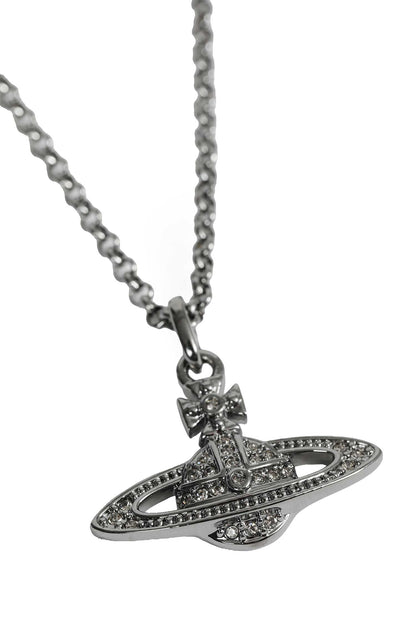 Mini Bas Relief Orb Pendant Necklace